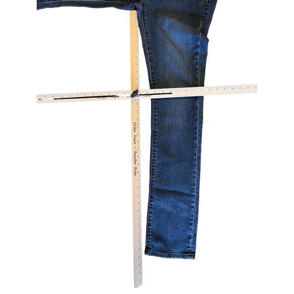 Stetson Womens Dark Wash Denim Jeans Size 4 Long Straight Leg 514 - Picture 11 of 15